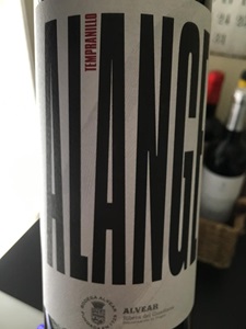 Bodega Alvear Alange Tempranillo 2015